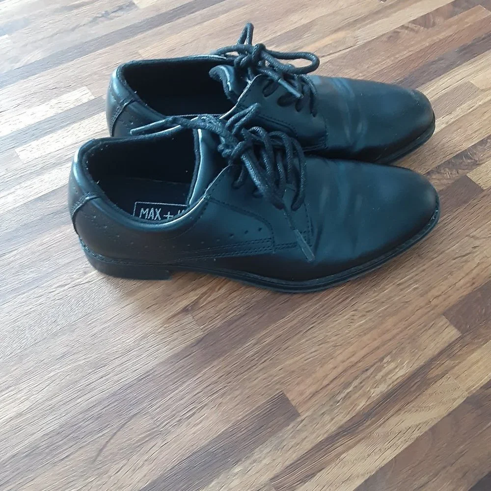 Max + Jake Lil Grant Oxford - Kids' size 2 Black